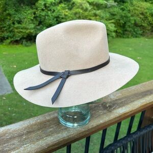 Eugenia Kim Virginia felt leather knot strap Hat